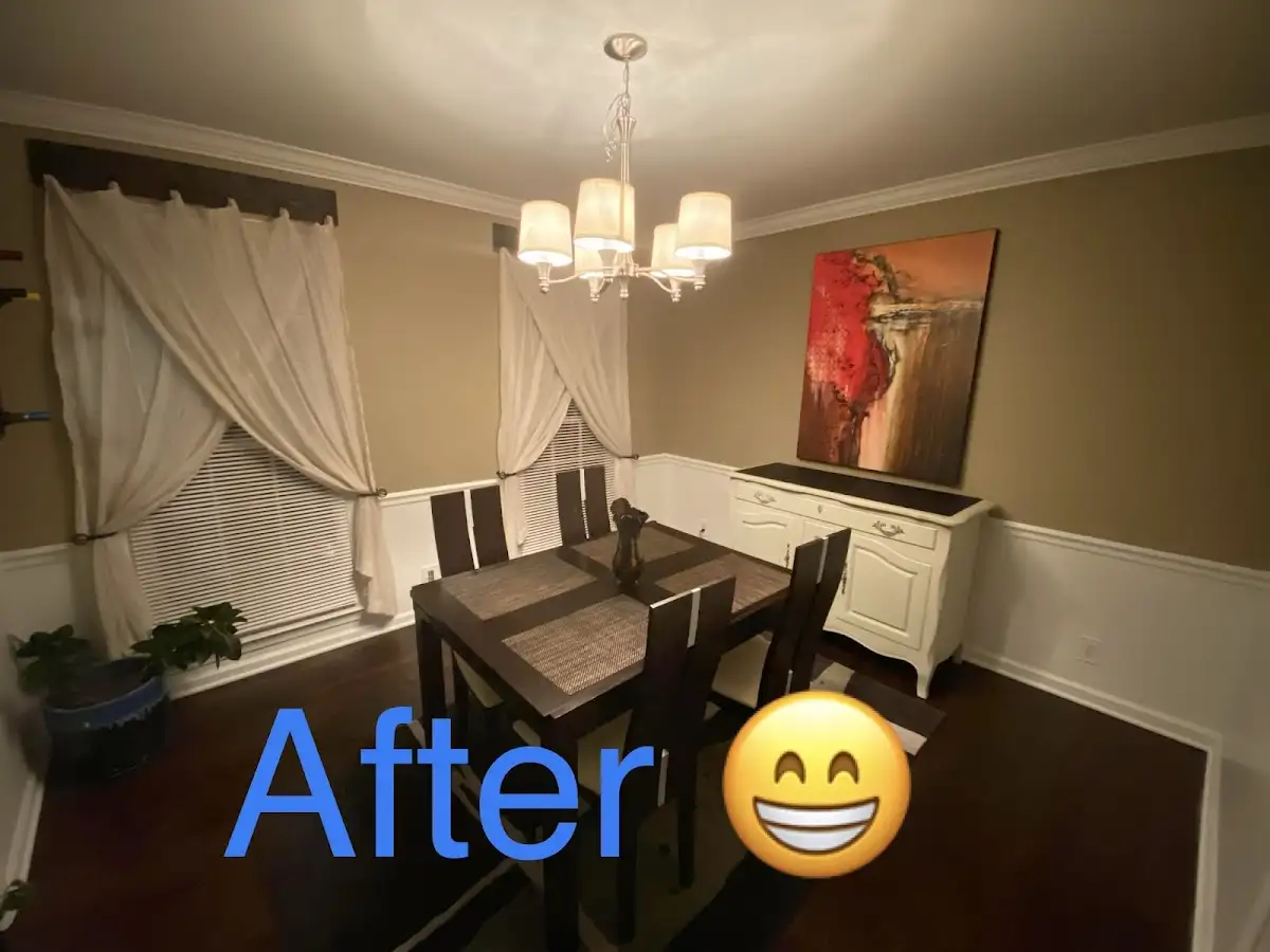 Professional dining room restoration after water damage in Lunenburg